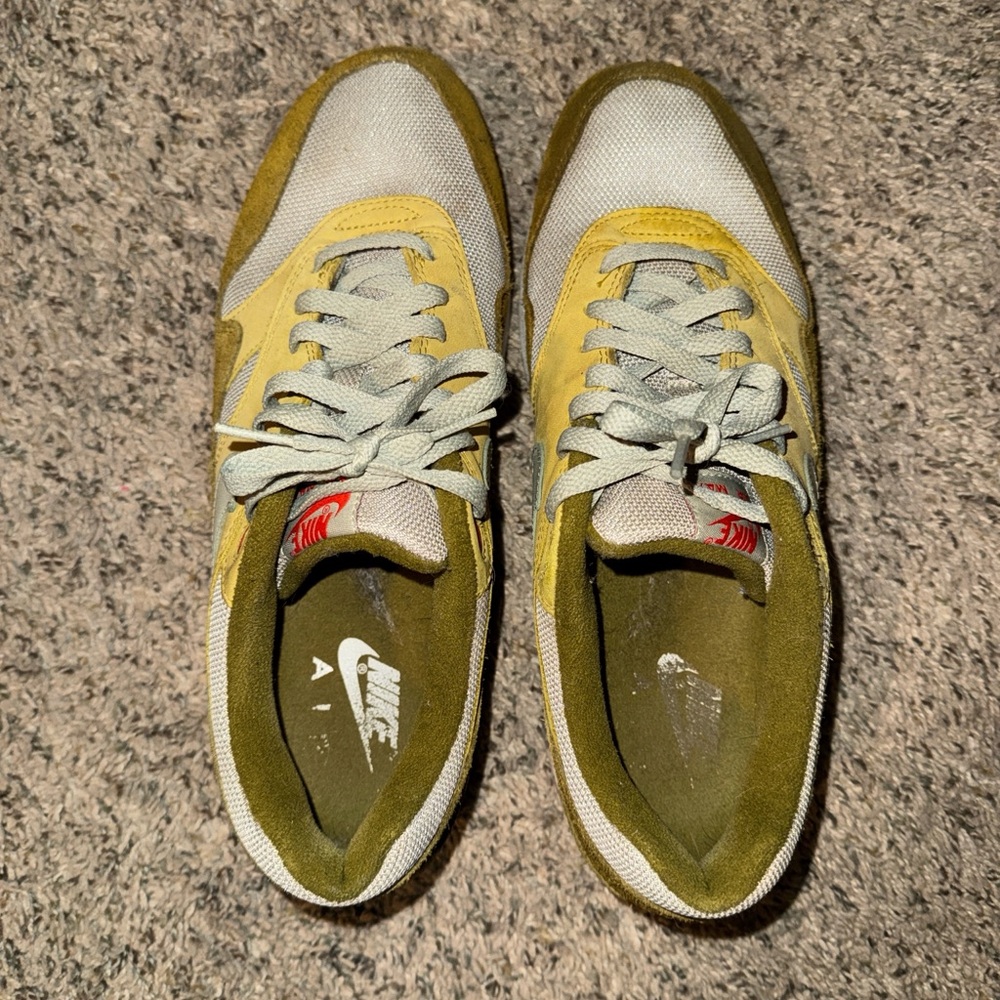 Nike Men’s Air Max 1 Curry Pack (Olive) Size 11 - Picture 5 of 8